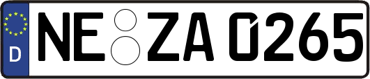 NE-ZA0265