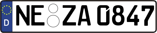 NE-ZA0847