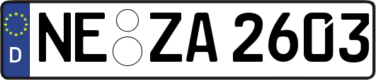 NE-ZA2603