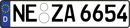 NE-ZA6654