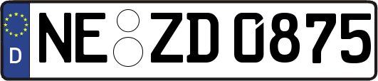 NE-ZD0875