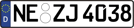NE-ZJ4038