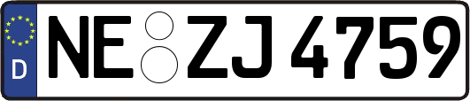 NE-ZJ4759