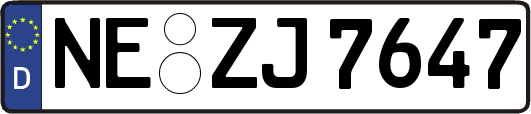 NE-ZJ7647