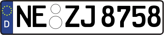 NE-ZJ8758