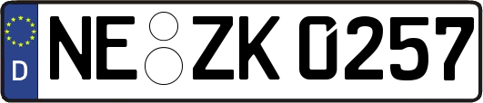 NE-ZK0257