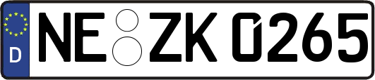 NE-ZK0265