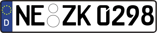 NE-ZK0298