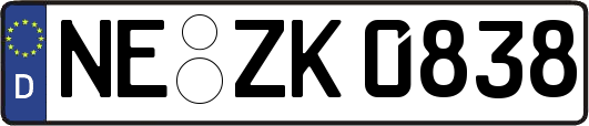 NE-ZK0838