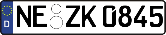 NE-ZK0845