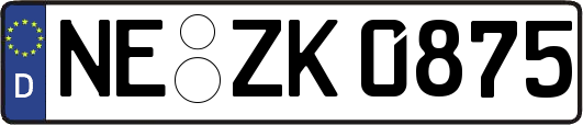 NE-ZK0875