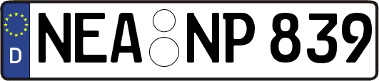 NEA-NP839
