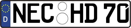 NEC-HD70
