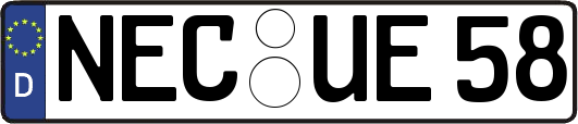 NEC-UE58