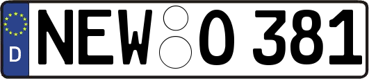 NEW-O381