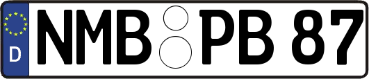 NMB-PB87