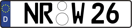 NR-W26