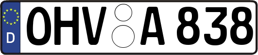 OHV-A838