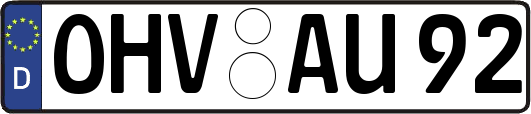 OHV-AU92