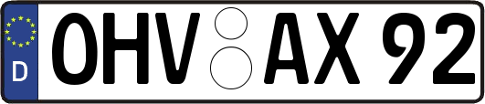 OHV-AX92