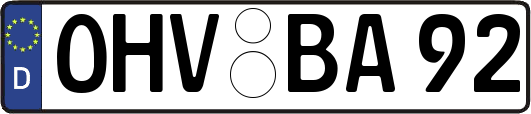 OHV-BA92