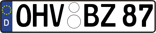 OHV-BZ87