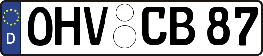 OHV-CB87