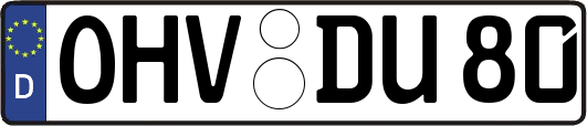 OHV-DU80