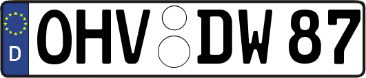 OHV-DW87