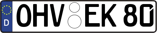 OHV-EK80