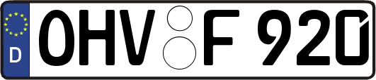 OHV-F920