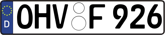OHV-F926