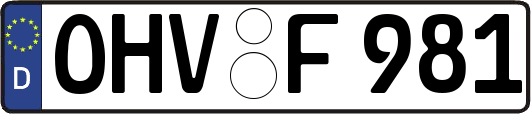 OHV-F981