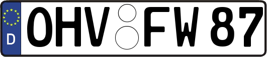 OHV-FW87