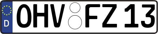 OHV-FZ13