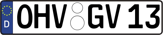 OHV-GV13