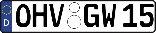 OHV-GW15
