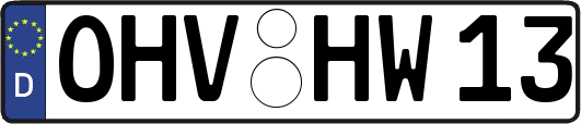 OHV-HW13