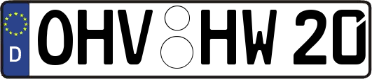 OHV-HW20