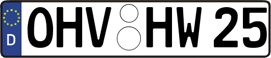 OHV-HW25