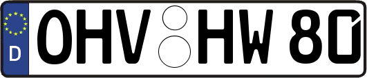 OHV-HW80