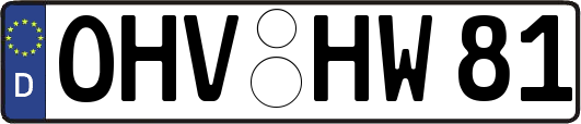 OHV-HW81