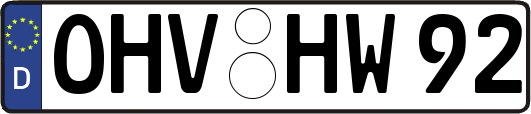 OHV-HW92