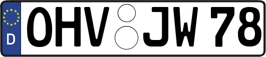OHV-JW78