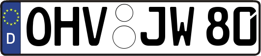 OHV-JW80