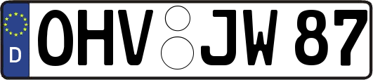 OHV-JW87