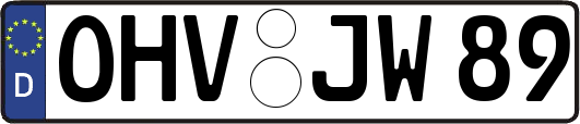 OHV-JW89