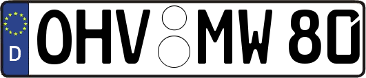 OHV-MW80