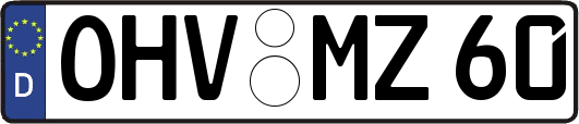 OHV-MZ60