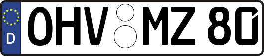 OHV-MZ80